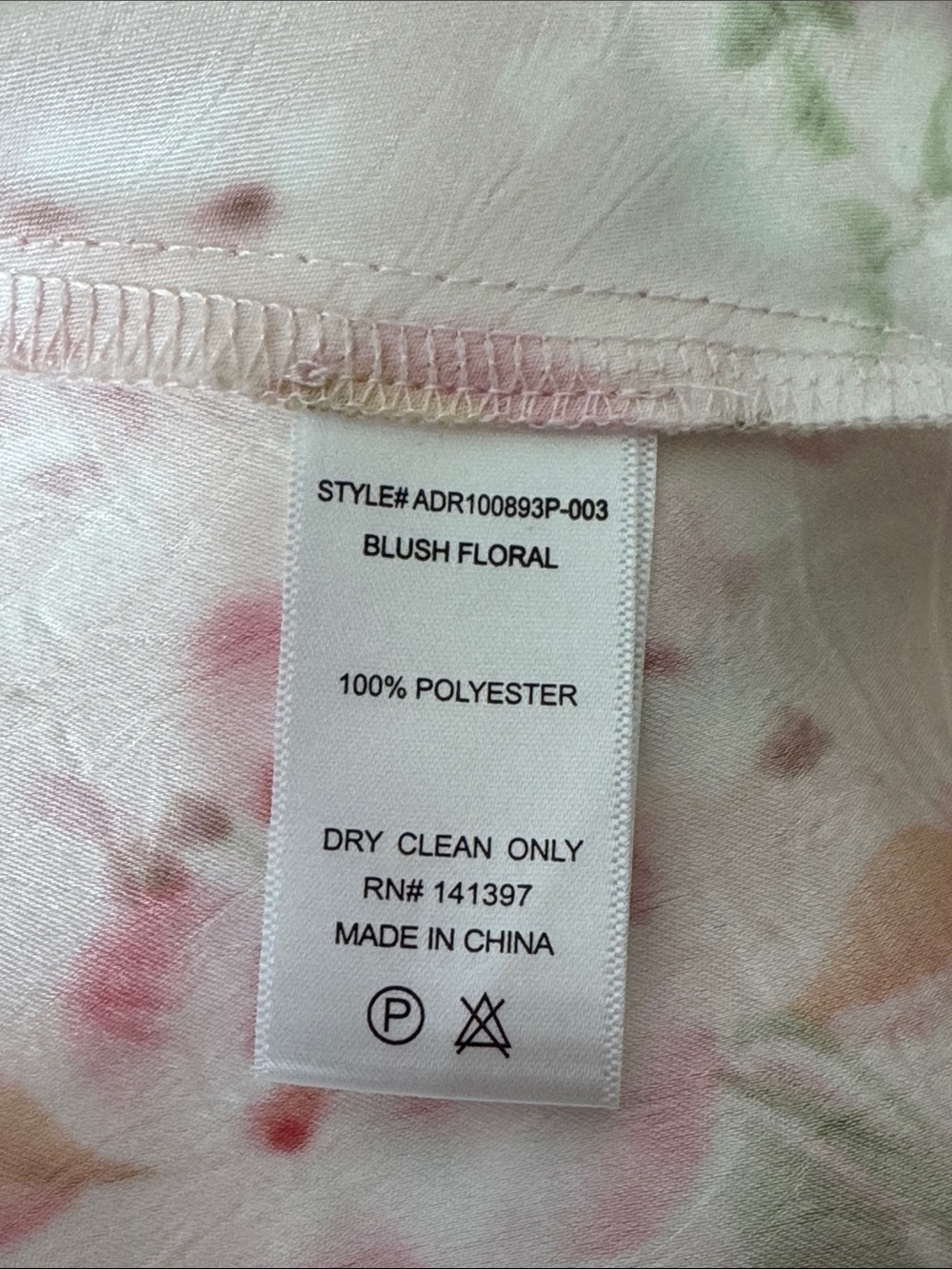 ASTR The Label Cowl Neck Satin Slip Midi Dress Size Small Floral Pink New - Picture 13 of 14